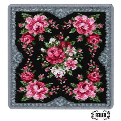 フルレット　黒×グレー　２５×２５　.jpg